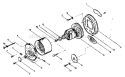 Part Location Diagram of BB2700GS Generac ADPTR, HSNG, MCHND